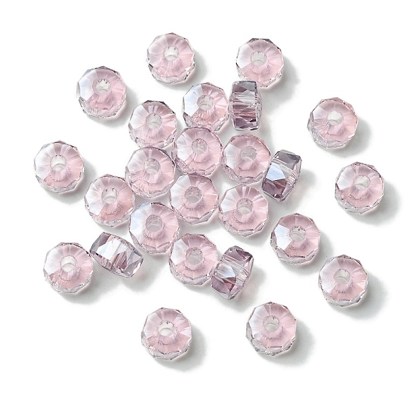 Transparent Electroplate Glass Beads
