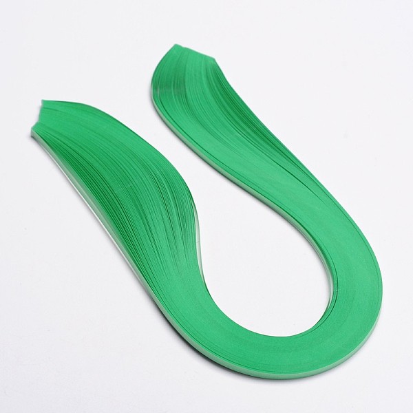

PandaHall Quilling Paper Strips, Medium Spring Green, 390x3mm, about 120strips/bag Paper Green