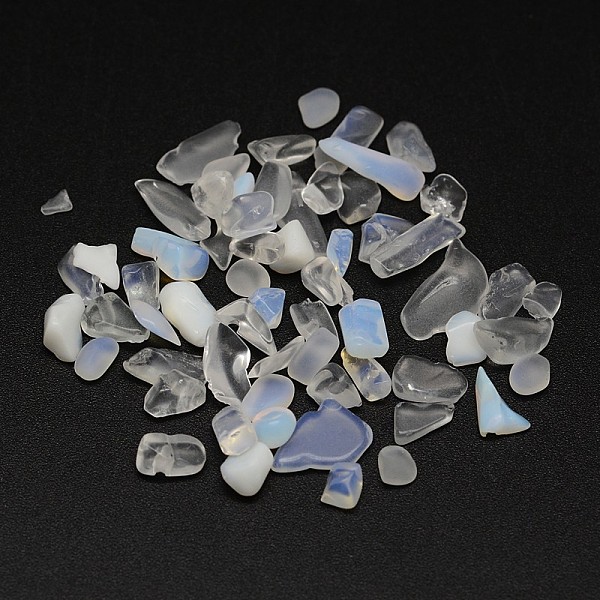 

PandaHall Opalite Chip Beads, No Hole/Undrilled, 2~10x4~12mm Opalite Chip