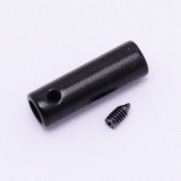 

PandaHall Zinc Alloy End Caps, Column, Other Color, 19.5x6mm, Hole: 2mm, Inner Diameter: 4mm Alloy