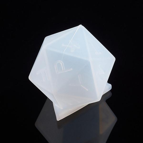 

PandaHall Silicone Dice Molds, Resin Casting Molds, For UV Resin, Epoxy Resin Jewelry Making, Polygon Dice, White, 37x37x44mm, Lid...
