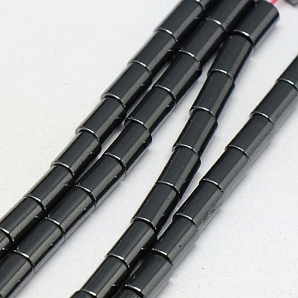 

PandaHall Non-magnetic Synthetic Hematite Beads Strands, Column, Grade A, 4x2mm, Hole: 1mm, about 100pcs/strand, 16 inch Non-magnetic...