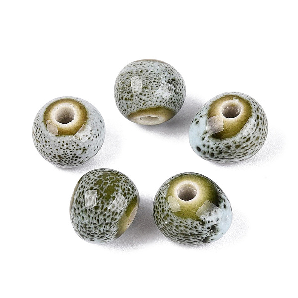 Vintage Handmade Porcelain Beads