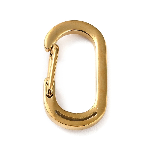 

PandaHall 304 Stainless Steel Rock Climbing Carabiners, Keychain Backpack Clasps, Golden, 20.5x11x5mm, Inner Diameter: 15.5x7mm 304...