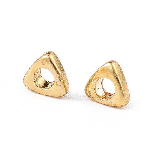 

PandaHall Brass Beads, Long-Lasting Plated, Triangle, Golden, 3x3x1mm, Hole: 1mm Brass Triangle