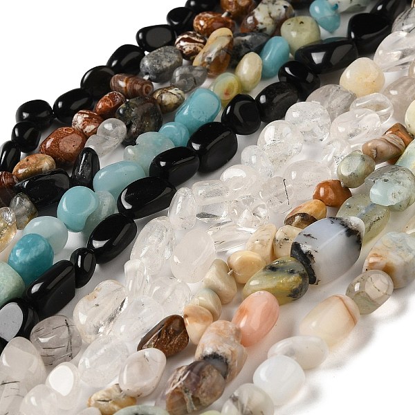 

PandaHall Natural Mixed Stone Beads Strands, Chip, 7~17x6~10x3~9mm, Hole: 1mm Mixed Stone Chip