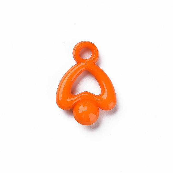 

PandaHall Opaque Acrylic Pendants, Heart, Mixed Color, 19.5x13.5x4mm, Hole: 2.5mm, about 1600pcs/500g Acrylic Heart Multicolor