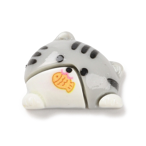 Cute Cat Eat Fish O… - image