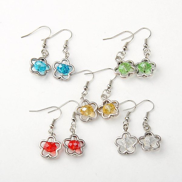 Boucles D'oreilles En Verre