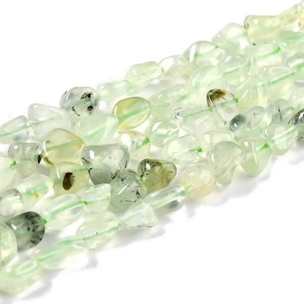 

PandaHall Natural Prehnite Beads Strands, Nuggets, Tumbled Stone, 5~8.5x5.5~7x3.5~4mm, Hole: 0.7mm, about 60~66pcs/strand, 13.8 inch(35cm)...