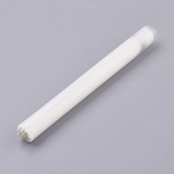 

PandaHall Nylon Tassel Pendant Decoration, White, 65~74x6mm Nylon White