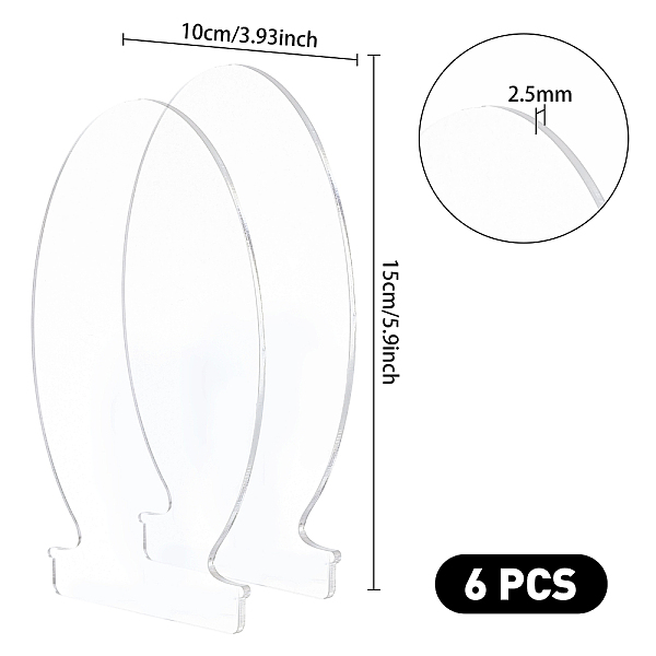 

PandaHall Acrylic Transparent Pressure Plate, Bulb, Clear, 150x100x2.5mm, 1pc Acrylic Clear