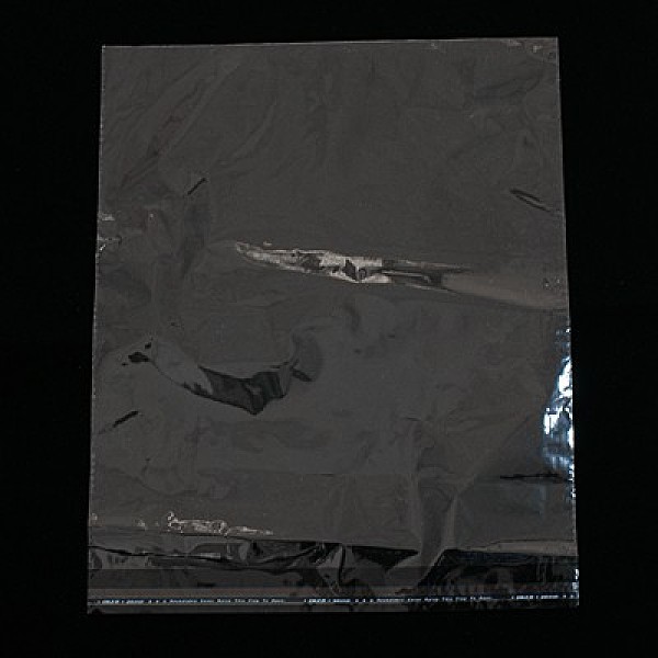 

PandaHall Cellophane Bags, Clear, Unilateral Thickness: 0.0125mm, Inner Measure: 44.8x35cm OPP Cellophane Clear