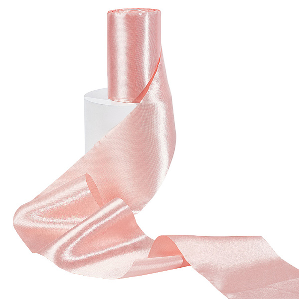 

PandaHall 20M Polyester Ribbons, for Wedding Celebration Decoration, Light Salmon, 3-3/4~4 inch(95~100mm), about 21.87 Yards(20m)/Roll...