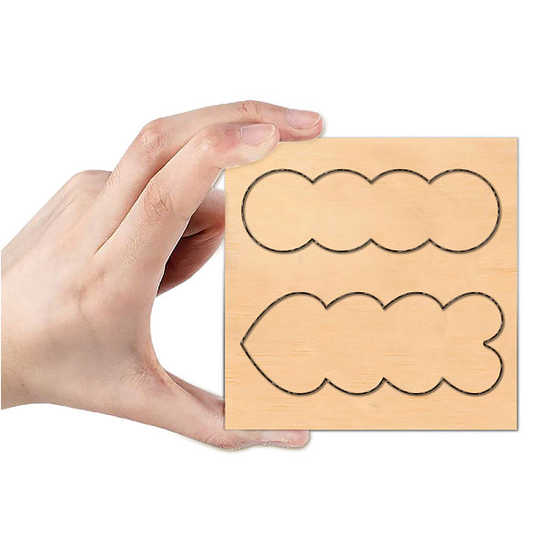 

PandaHall Wood Cutting Dies, with Steel, for DIY Scrapbooking/Photo Album, Decorative Embossing DIY Paper Card, Geometric Pattern...
