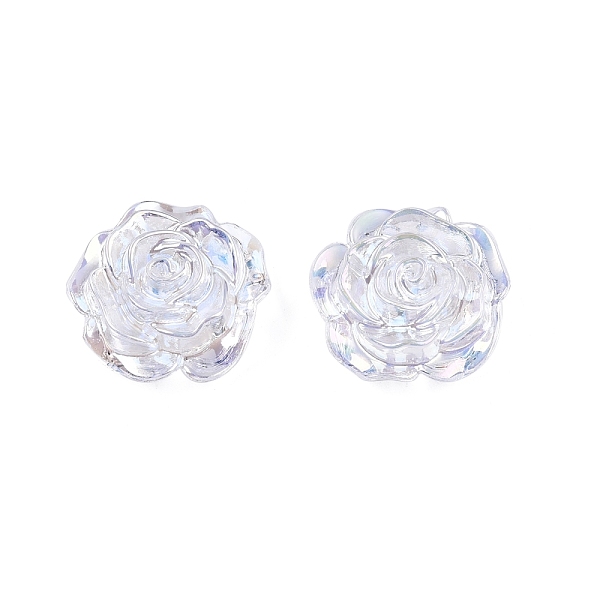 

PandaHall Transparent ABS Plastic Cabochons, Flower, Clear, 19.5x7.5mm ABS Plastic Flower Clear