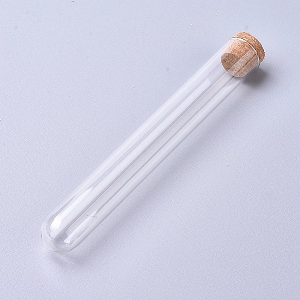 

PandaHall Transparent Glass Test Tubes, with Cork Stoppers, for Scientific Experiments, Party Decorations, Candy Storage, Clear, 15.5cm...