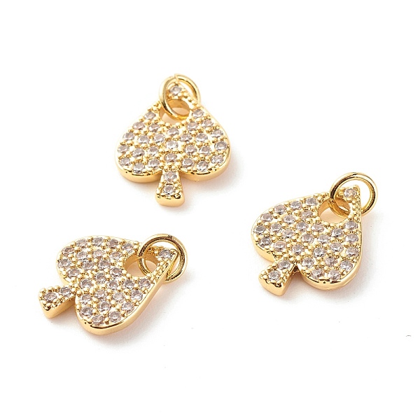 

PandaHall Brass Micro Pave Clear Cubic Zirconia Pendants, Cadmium Free & Lead Free, Heart, Real 18K Gold Plated, 16.5x12x2mm, Hole: 3.5mm...