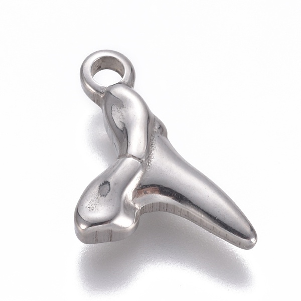 

PandaHall 304 Stainless Steel Pendants, Stainless Steel Color, 17x11x3mm, Hole: 2mm 304 Stainless Steel Others
