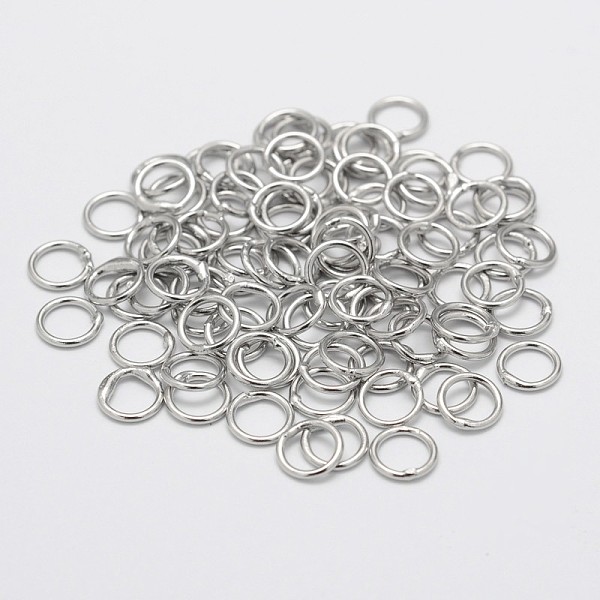 

PandaHall Eco-Friendly Brass Round Rings, Soldered Jump Rings, Closed Jump Rings, Cadmium Free & Nickel Free & Lead Free, Platinum, 20 Gauge...
