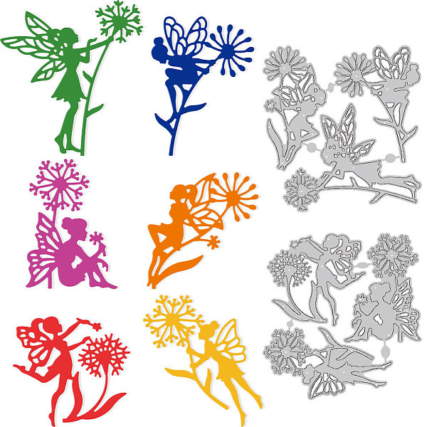 

PandaHall Carbon Steel Cutting Dies Stencils, for DIY Scrapbooking, Photo Album, Decorative Embossing Paper Card, Greeting Card Mold, Angel...