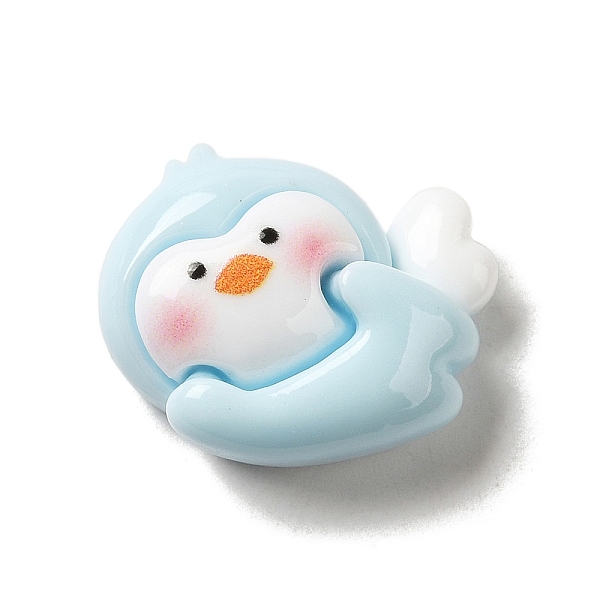 

PandaHall Opaque Resin Decoden Cabochons, Animal with Wing, Light Blue, Chick, 18x21x8.5mm Resin Chick