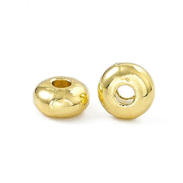 

PandaHall Rack Plating Alloy Spacer Beads, Rondelle, Light Gold, 6x3mm, Hole: 1.8mm Alloy Rondelle