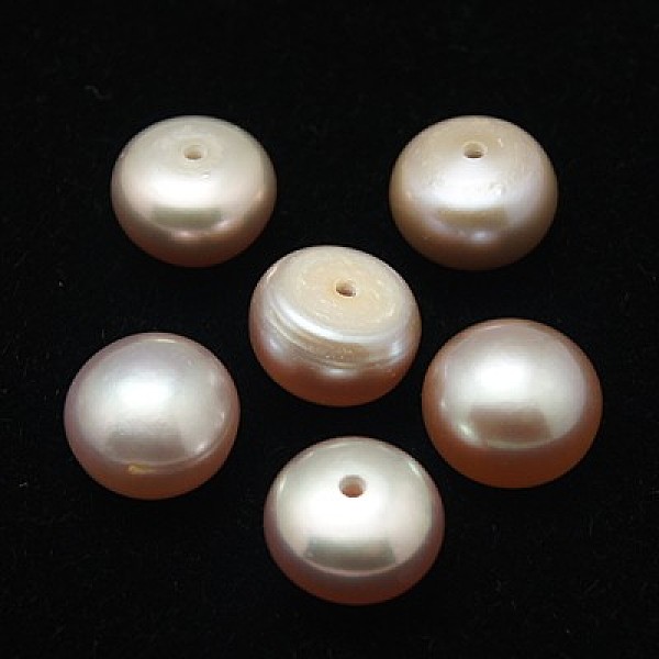 

PandaHall Grade AA Natural Cultured Freshwater Pearl Beads, Half Drilled Hole, Half Round, Purple, 6~6.5x4~4.5mm, Hole: 1mm Pearl Half Round...