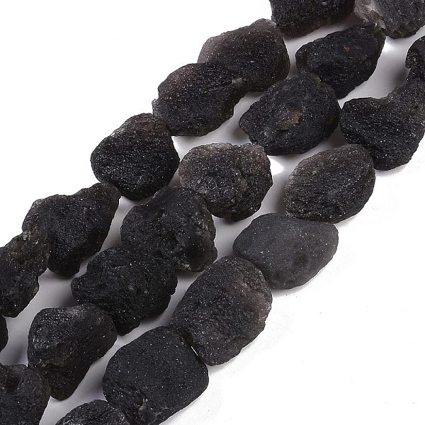 

PandaHall Natural Tektite Beads Strands, Nuggets, 25~33x19.5~20.5x16.5~19mm, Hole: 1.2mm, about 16pcs/strand, 16.34''(41.5cm) Tektite...