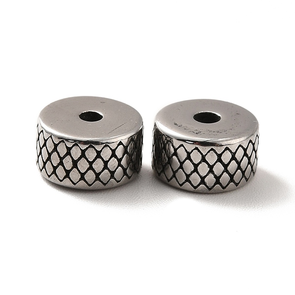 

PandaHall 316 Surgical Stainless Steel Beads, Column, Antique Silver, 8x5mm, Hole: 1.6mm 316 Surgical Stainless Steel Column