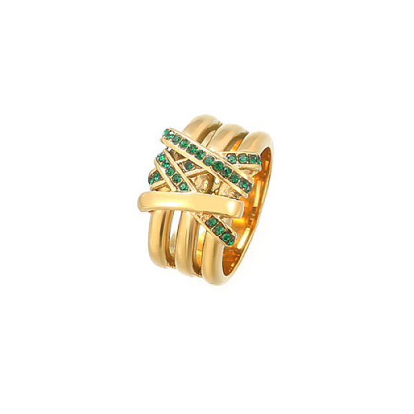 

PandaHall Golden Stainless Steel Rhinestone Wide Band Rings, Indicolite, US Size 6(16.5mm) Stainless Steel+Rhinestone Blue