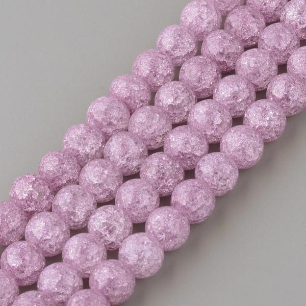 Synthetic Crackle Quartz Beads Strands