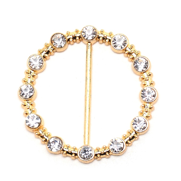 

PandaHall Flat Round Alloy Slide Buckles, with Rhinestone, Webbing Belts Buckles, Clothing Decorations, Golden, 37.5x4mm Alloy+Rhinestone...