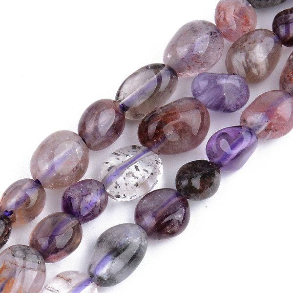 

PandaHall Natural Amethyst Beads Strands, Tumbled Stone, Nuggets, 5~13x5~10x3~8mm, Hole: 1mm, about 40~60pcs/strand, 14.57 inch~15.74 inch...