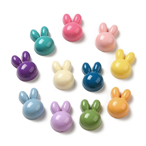 

PandaHall Opaque Resin Cabochons, for Jewelry Making, Mixed Color, Rabbit, 19x13x8mm Resin Rabbit Multicolor