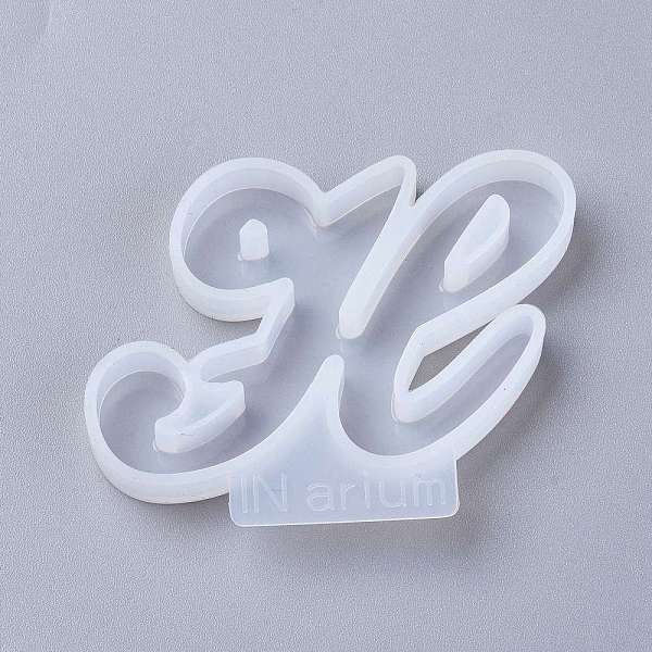 

PandaHall Letter DIY Silicone Molds, For UV Resin, Epoxy Resin Jewelry Making, Letter.H, 49x64x8mm, Inner Diameter: 38x57mm Silicone Letter..., White