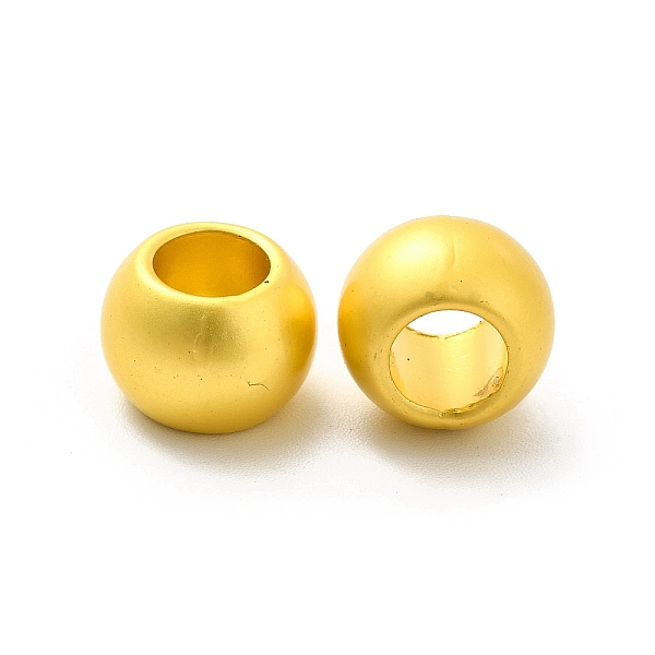 

PandaHall Rack Plating Alloy Beads, Large Hole Beads, Rondelle, Matte Gold Color, 11.5x8.5mm, Hole: 6mm Alloy Rondelle