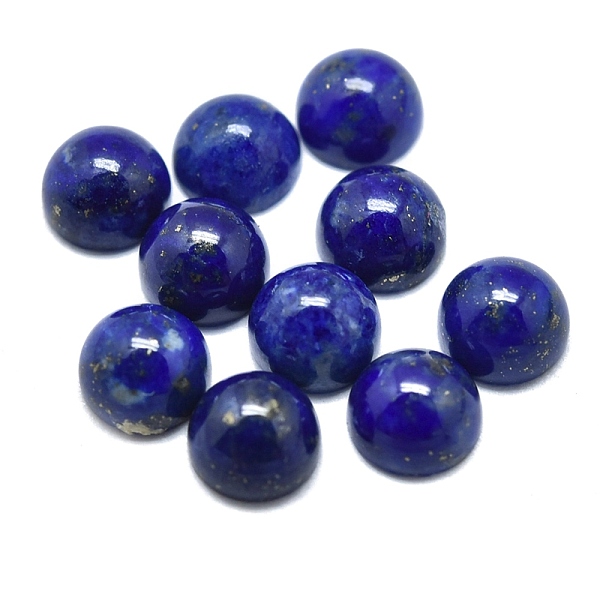 

PandaHall Natural Lapis Lazuli Cabochons, Half Round/Dome, 4x2mm Lapis Lazuli Half Round