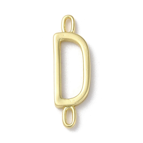 

PandaHall Rack Plating Brass Connector Charms, Cadmium Free & Lead Free, Long-Lasting Plated, Real 18K Gold Plated, Letter D, 22.5x7x1.5mm...