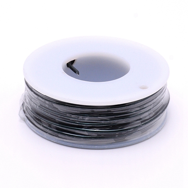 

PandaHall Matte Round Aluminum Wire, with Spool, Black, 15 Gauge, 1.5mm, 10m/roll Aluminum Round Black