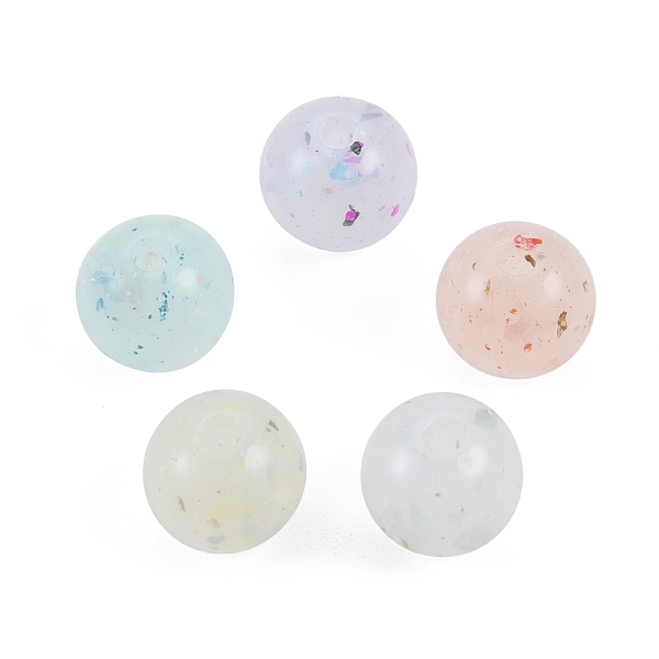

PandaHall Marbled Stone Style Opaque Acrylic Beads, Round, Mixed Color, 9~10mm, Hole: 2mm Acrylic Round Multicolor