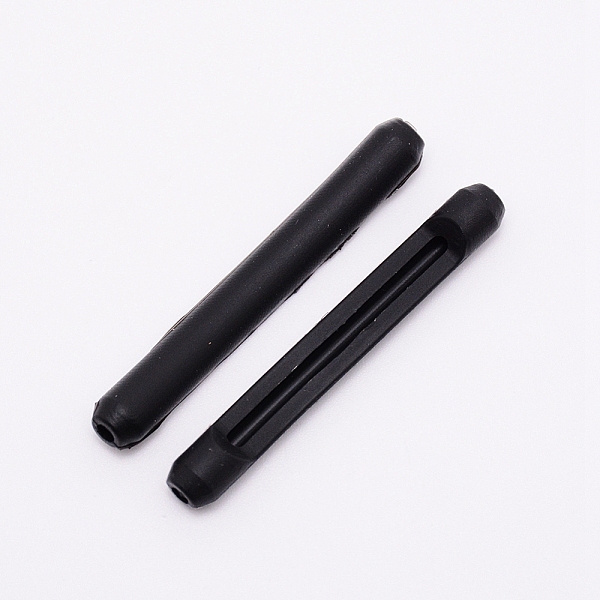 

PandaHall Silicone Eyeglasses Ear Grip, Anti Slip Holder, Black, 54.2x7x7mm Silicone Black