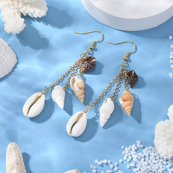 Natural Shell Dangl… - image