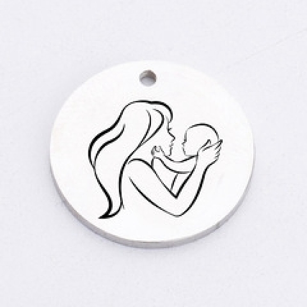 Mother's Day 304 Stainless Steel Pendants