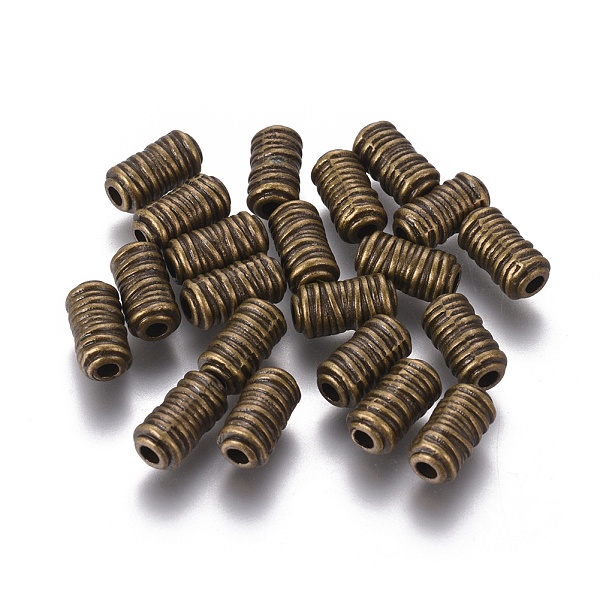 

PandaHall Tibetan Style Beads, Alloy Beads, Lead Free & Nickel Free & Cadmium Free, Antique Bronze Color, Column, 6mm wide, 11mm long, hole...