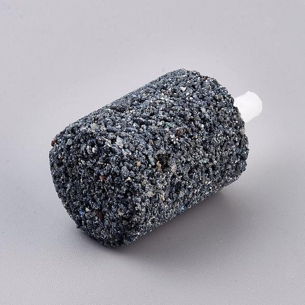 

PandaHall Cylinder Bubble Diffuser Airstones, for Aquarium Fish Tank Pump, Black, 51.5x28.5mm, Hole: 4mm Metal Black