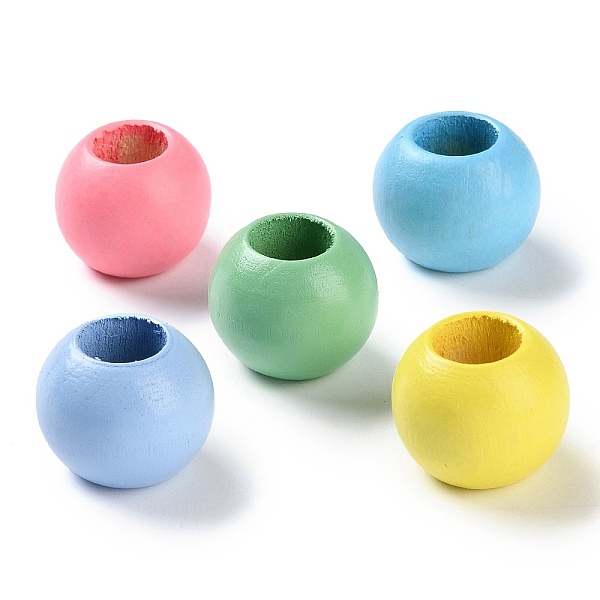 Printed Wood Beads - image