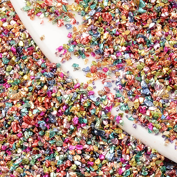 

PandaHall Baking Paint Glass Beads, Irregular Shaped Beads, For Nail Art Decoration Accessories, No Hole/Undrilled, Mixed Color..., Multicolor