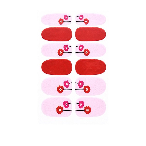 

PandaHall Flower Series Full Cover Nail Decal Stickers, Self Adhesive, Nail Decoration for Women Girls Kids, Pearl Pink, 25.5x10~16.5mm...