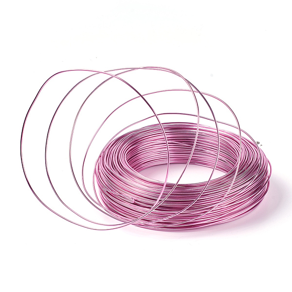 

PandaHall Round Aluminum Wire, Bendable Metal Craft Wire, Flexible Craft Wire, for Beading Jewelry Doll Craft Making, Hot Pink, 22 Gauge...
